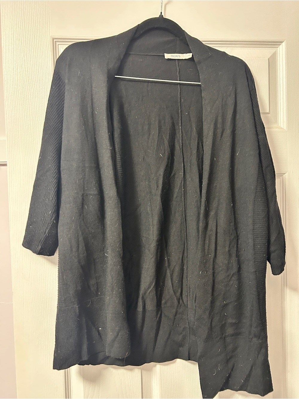 Ricki’s Black Open-Front Women's Cardigan